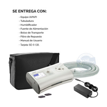 CPAP Yuwell con Humidificador kit